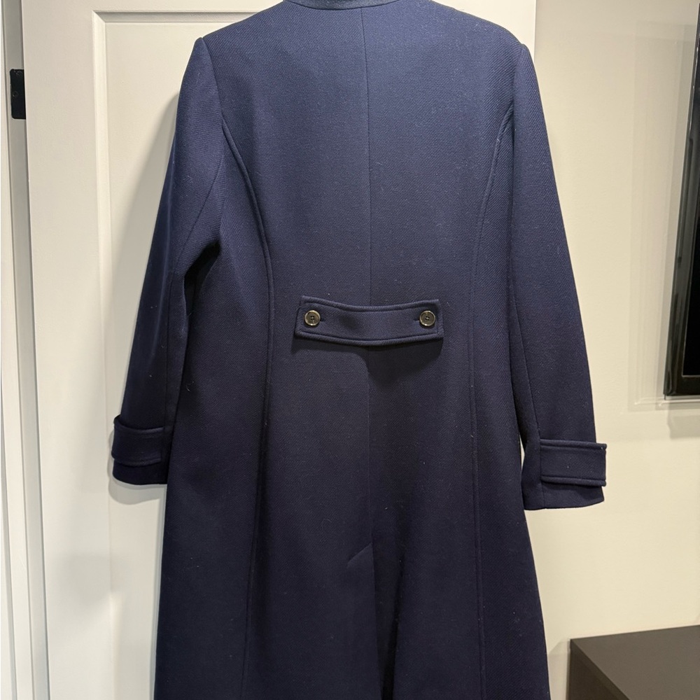 Navy Blue Women's Coat - Picture 5 of 11